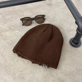 ブラウン | リングダメージビーニー | non-hedge