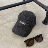 チャコール | ヒョウ柄キャップ | non-hedge 