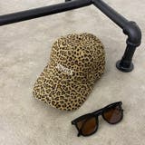キャメル | ヒョウ柄キャップ | non-hedge 