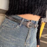 アンティーク風バックルスタッズベルト | non-hedge  | 詳細画像11 
