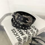 アンティーク風バックルスタッズベルト | non-hedge  | 詳細画像23 