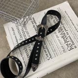 アンティーク風バックルスタッズベルト | non-hedge  | 詳細画像24 