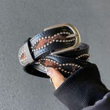 スタッズハラコヒョウ柄ベルト | non-hedge  | 詳細画像10 