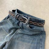 スタッズハラコヒョウ柄ベルト | non-hedge  | 詳細画像17 