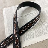 スタッズハラコヒョウ柄ベルト | non-hedge  | 詳細画像25 