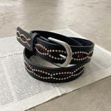 スタッズハラコヒョウ柄ベルト | non-hedge  | 詳細画像26 