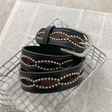 スタッズハラコヒョウ柄ベルト | non-hedge  | 詳細画像28 