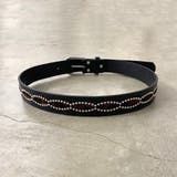 スタッズハラコヒョウ柄ベルト | non-hedge  | 詳細画像32 