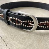 スタッズハラコヒョウ柄ベルト | non-hedge  | 詳細画像33 