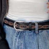 スタッズハラコヒョウ柄ベルト | non-hedge  | 詳細画像8 