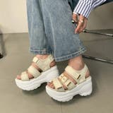 バックル3ベルト厚底スポーツサンダル | non-hedge | 詳細画像14