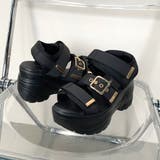バックル3ベルト厚底スポーツサンダル | non-hedge | 詳細画像22