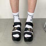 バックル3ベルト厚底スポーツサンダル | non-hedge | 詳細画像4