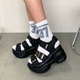 バックル3ベルト厚底スポーツサンダル | non-hedge | 詳細画像5