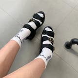 バックル3ベルト厚底スポーツサンダル | non-hedge | 詳細画像8