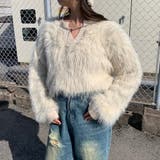 ベージュ | シャギーキーネックプルオーバー | non-hedge 