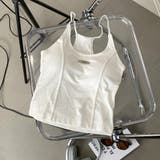 オフホワイト | シルバープレートキャミソール | non-hedge 