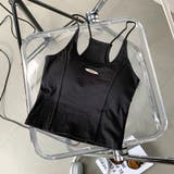 ブラック | シルバープレートキャミソール | non-hedge 