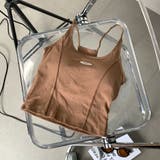 ブラウン | シルバープレートキャミソール | non-hedge 