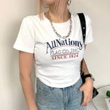 オフホワイト | サイドタックロゴショートT | non-hedge 