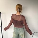 2WAY透かしカーディガン | non-hedge | 詳細画像15