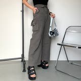 グレー | ウエスト折り返しデニムカーゴパンツ | non-hedge