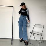 ウエスト折り返しデニムカーゴパンツ | non-hedge | 詳細画像11