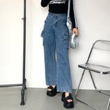ウエスト折り返しデニムカーゴパンツ | non-hedge | 詳細画像12