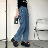 ウエスト折り返しデニムカーゴパンツ | non-hedge | 詳細画像15