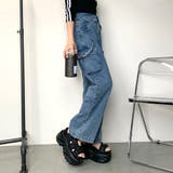 ウエスト折り返しデニムカーゴパンツ | non-hedge | 詳細画像16