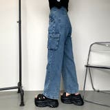 ウエスト折り返しデニムカーゴパンツ | non-hedge | 詳細画像18