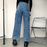 ウエスト折り返しデニムカーゴパンツ | non-hedge | 詳細画像19