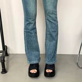 ストーンデニムフレアパンツ | non-hedge | 詳細画像19