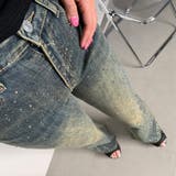 ストーンデニムフレアパンツ | non-hedge | 詳細画像23