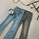 ストーンデニムフレアパンツ | non-hedge | 詳細画像29