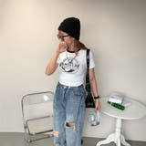 襟配色サイドタックT | non-hedge  | 詳細画像12