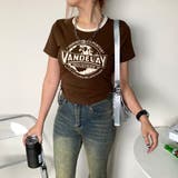 ブラウン | 襟配色サイドタックT | non-hedge