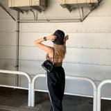 リブボタンバックオープンキャミソール | non-hedge  | 詳細画像4 