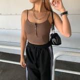 リブボタンバックオープンキャミソール | non-hedge  | 詳細画像6 