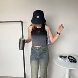 シルバープレートグラデーションタンクトップ | non-hedge | 詳細画像2