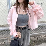 袖シャーリングショートシャツ | non-hedge  | 詳細画像1 