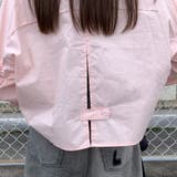 袖シャーリングショートシャツ | non-hedge  | 詳細画像11 