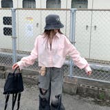 袖シャーリングショートシャツ | non-hedge  | 詳細画像3 