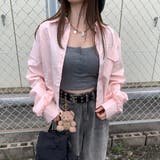 ピンク | 袖シャーリングショートシャツ | non-hedge 
