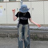 カットワークドロストチビTEE | non-hedge | 詳細画像2