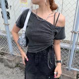 チャコール | ワンショルドロストトップス | non-hedge