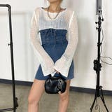 透かしショートプルオーバー | non-hedge | 詳細画像15