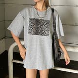 ヒョウ柄ビッグTシャツ | non-hedge | 詳細画像8