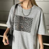 ヒョウ柄ビッグTシャツ | non-hedge | 詳細画像9