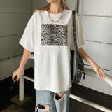ヒョウ柄ビッグTシャツ | non-hedge | 詳細画像16